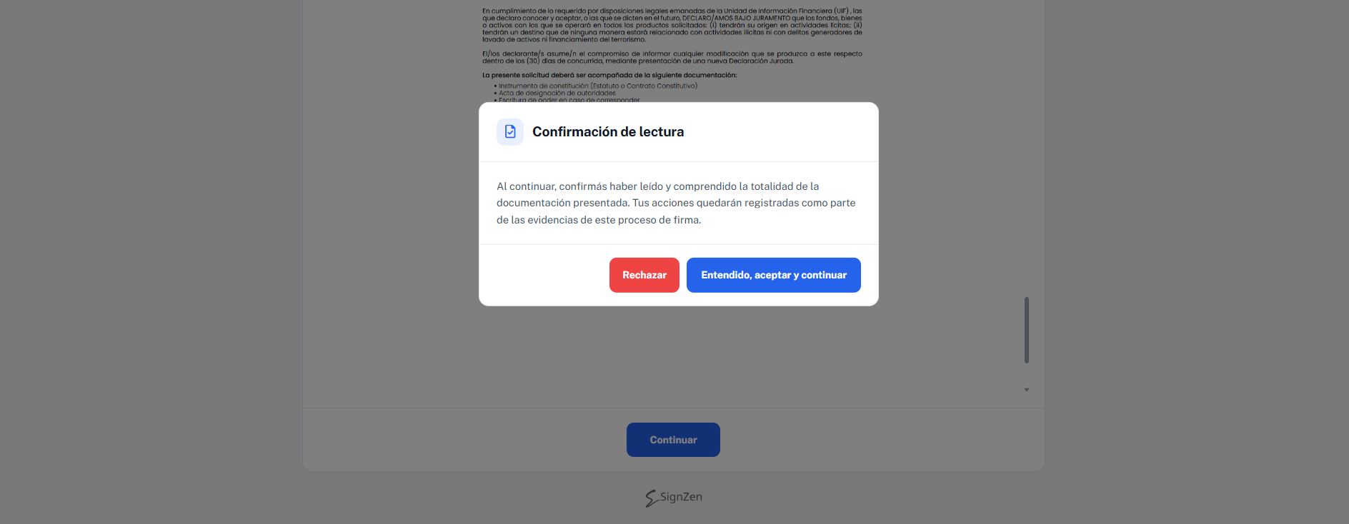 Firmar un documento